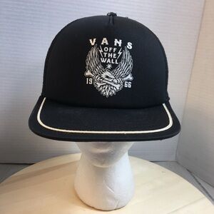 VANS Off The Wall Snapback Hat Skateboard Mesh Foam Trucker Cap Fashion